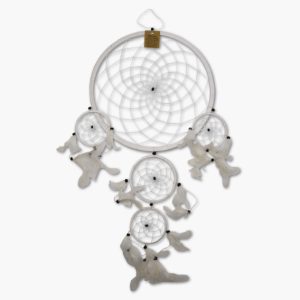 Traumfänger weiß 32cm