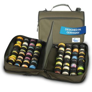Premium Forellenteigtasche für PowerBait Libra Lures und andere Gläser XXL (32 Plätze)