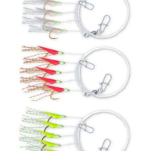 Zebco Holografix Heringsvorfach Heringspaternoster echte Fischhaut Hakengröße #10