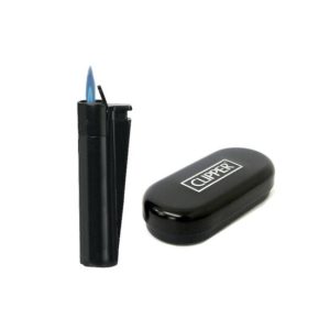 Clipper Feuerzeug Jetflame Metal Black