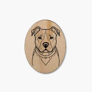 Staffordshire Bullterrier Hundemagnet