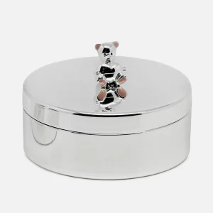 Dose MAMA-BÄR Edzard D 9 cm versilbert