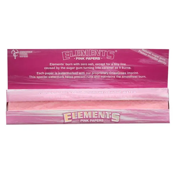 Elements Pink Papers 💗 King Size 32 Blatt – Bild 2