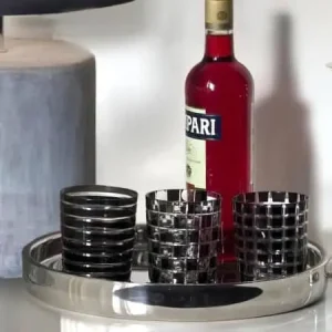 4er Set Gläser | Kristallgläser schwarz MARCO Edzard 0,25 l