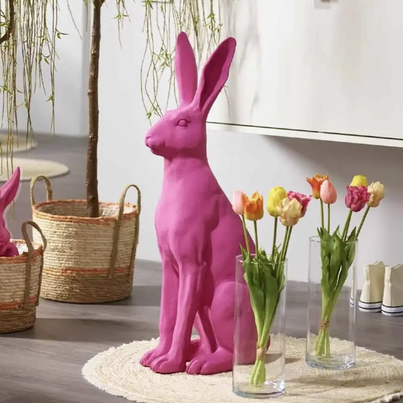Künstliche Tulpen wie echt bunt Mix 5er Bund Höhe 48 cm – Bild 4