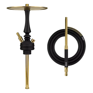 Hoob Hookah – Mars Mini – Black x Gold