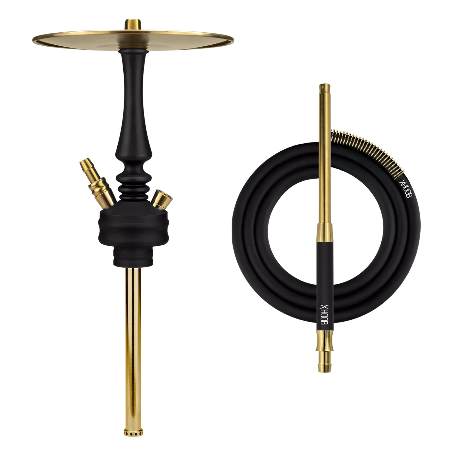 Hoob Hookah – Mars Mini – Black x Gold