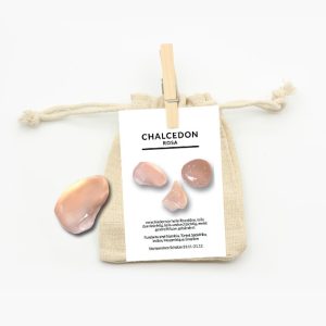 Chalcedon rosa Trommelstein