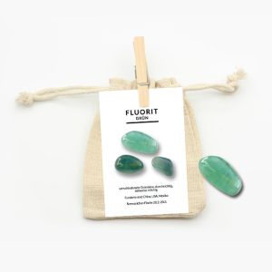 Fluorit grün Trommelstein