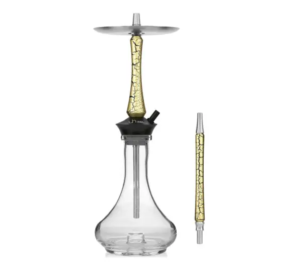 Union Hookah – Sleek V1 – Cracks Gold